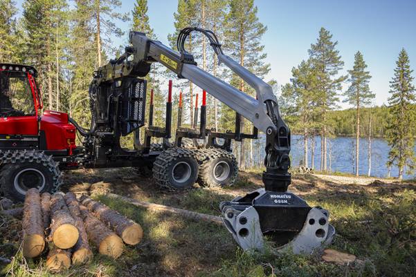 Komatsu 895 grapple G88H