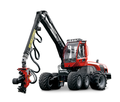 Komatsu 901 posed ready for work, no background