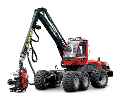 Komatsu 911, posed ready for work. No background