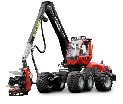 Komatsu 931 posed ready for work. No background